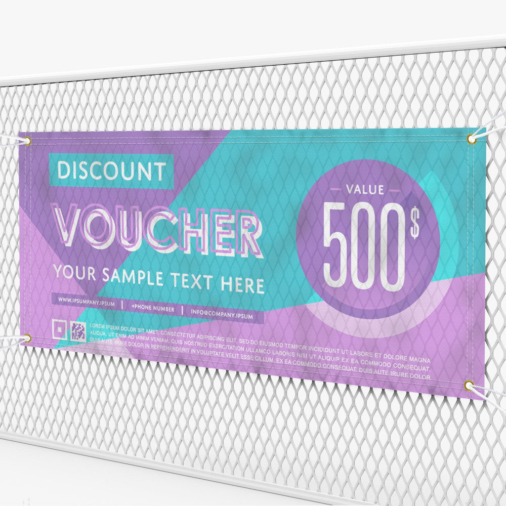 Double-Sided Mesh Banners