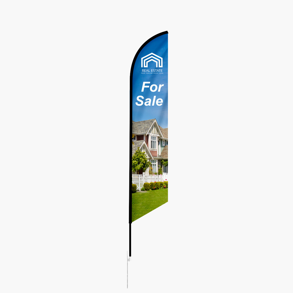 Feather Angled Flags